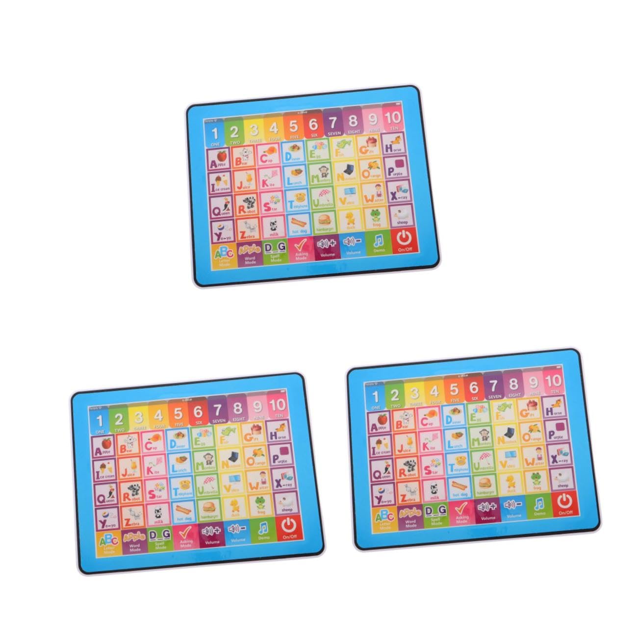 HANABASS 3 Tablet Educativo per Touch Screen Interattivo Apprendimento Alfabetico e Numerico Portatile Multifunzione per Prima Dispositivo Didattico Precoce