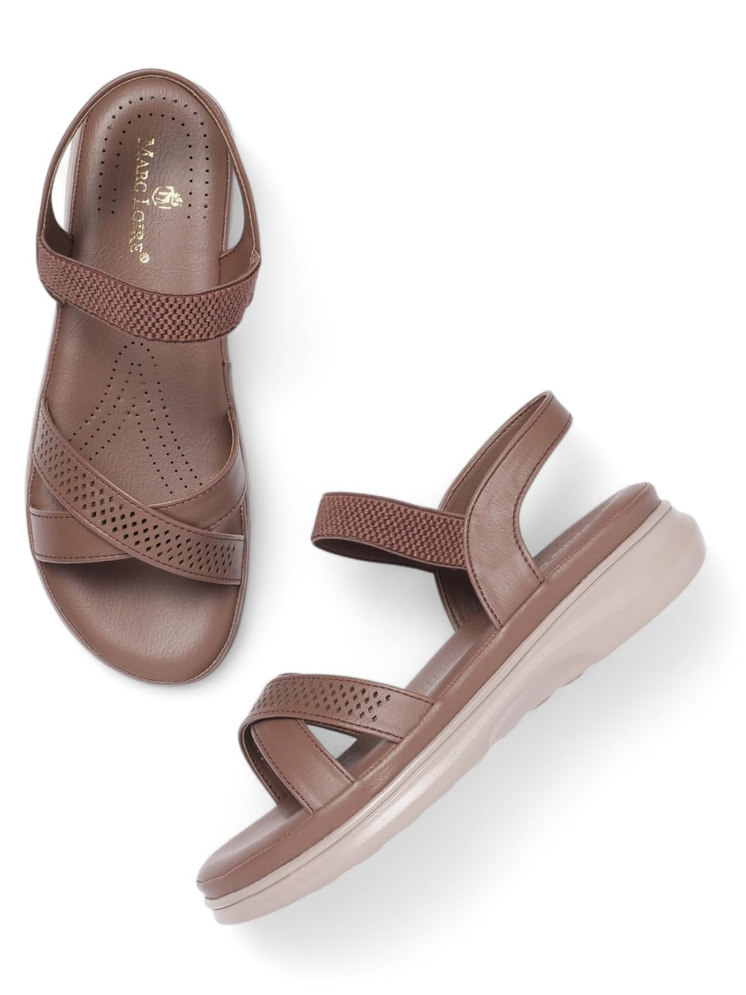 Women's Comfortable Slip on Casual Open Toe Flats Sandals