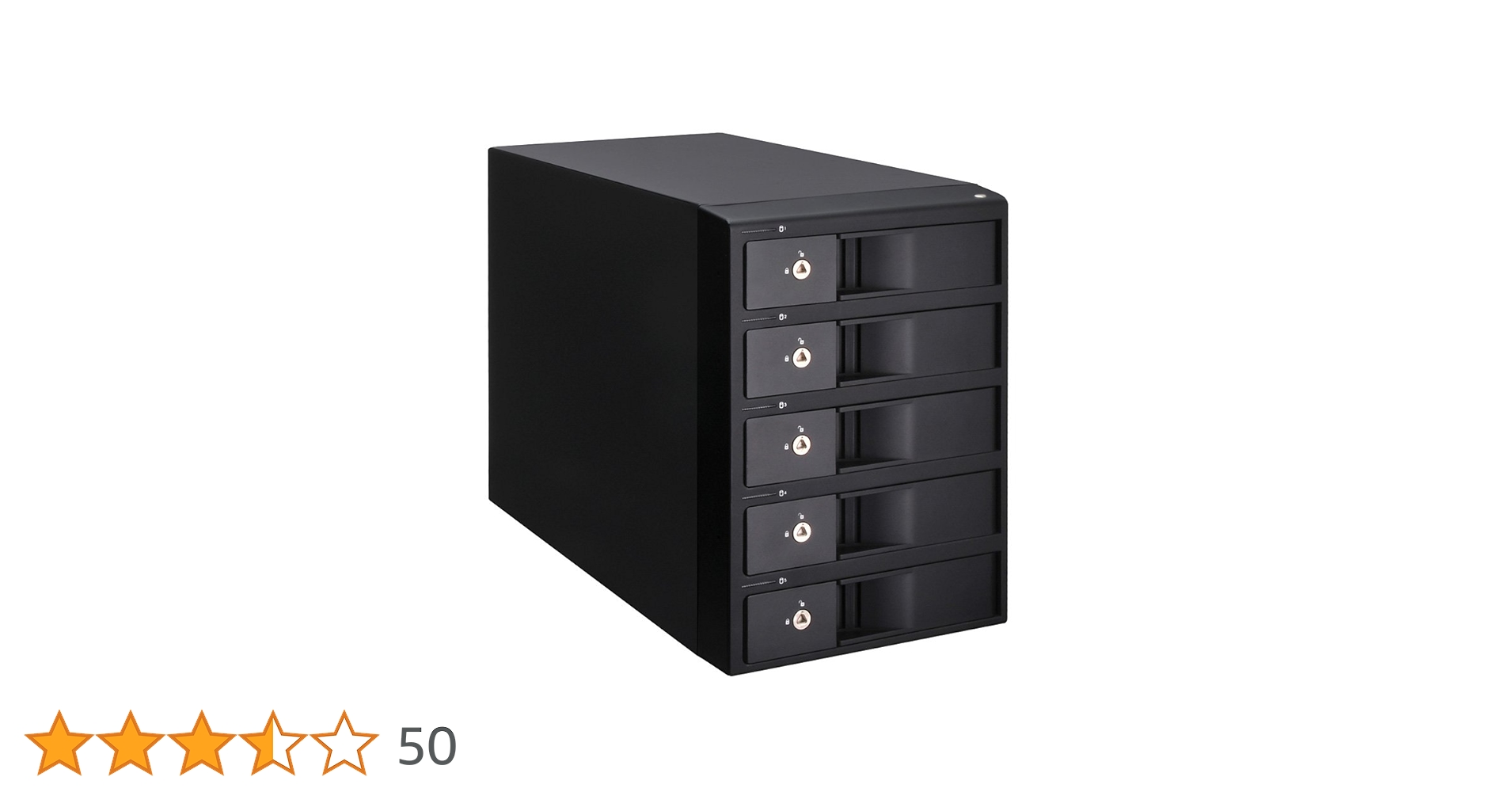 センチュリー RAID機能付きHDDケース「裸族のインテリジェントビル5Bay USB3.0＋eSATAコンボVer.2」 CRIB535EU3V2 裸族のインテリジェントビル 5Bay Type-C (CRIB535EU3C