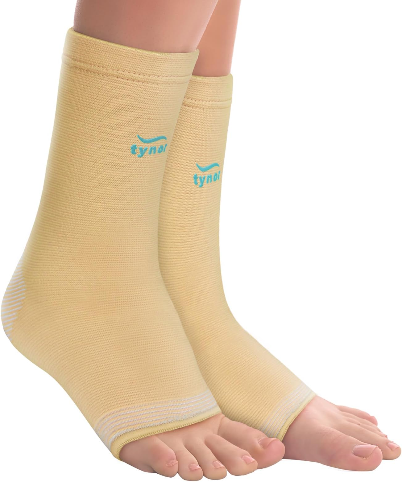 Tynor Anklet, Beige, Small, Pack of 2