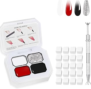 Ombre Gel Nail Polish Gradient Painting Gel DIY Nail Art Ombre Nail Polish Palette for Beautiful Gradients Manicure Long Lasting and Easy to Apply Suitable for Professional and Home Use (B10)