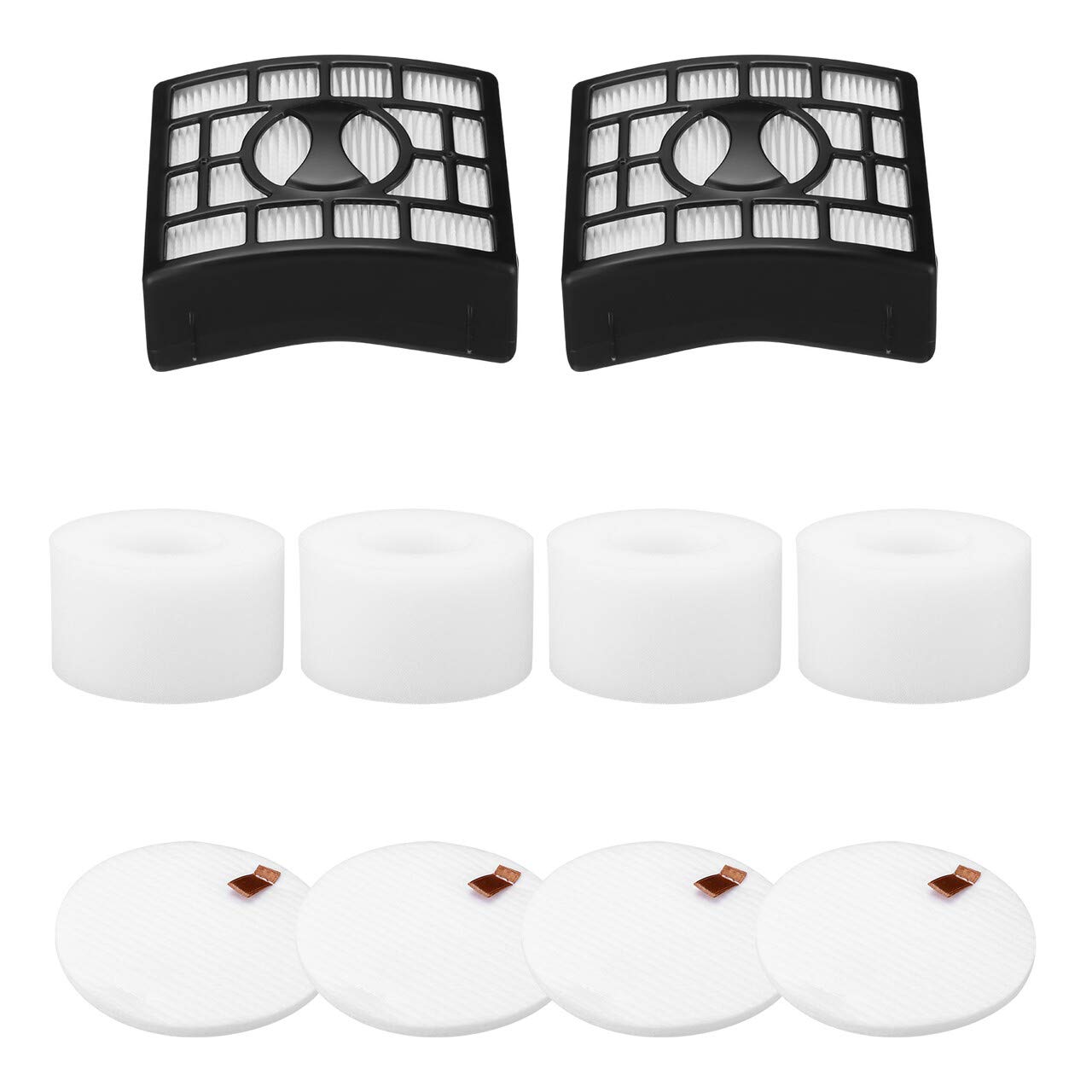 Housmile Vacuum Filter Replacement Set Compatible for Shark Rotator DuoClean Powered Lift Away Speed Vacuum NV680 NV681 NV682 NV683 NV800 NV801 NV803 UV810Replacement Part XHF680 & XFF680