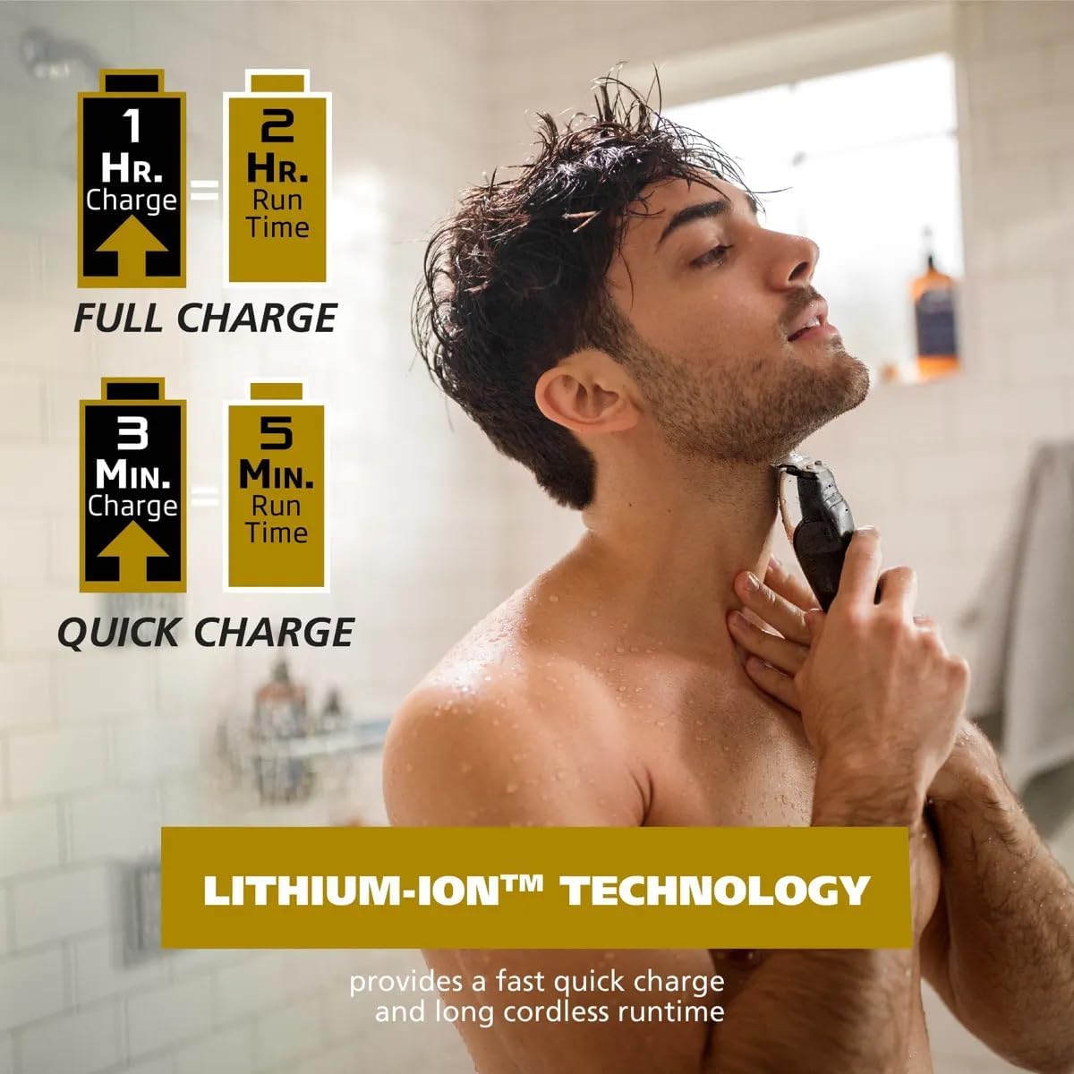 Lithium-Ion Technology charging guide for Wahl Manscaper Trimmer
