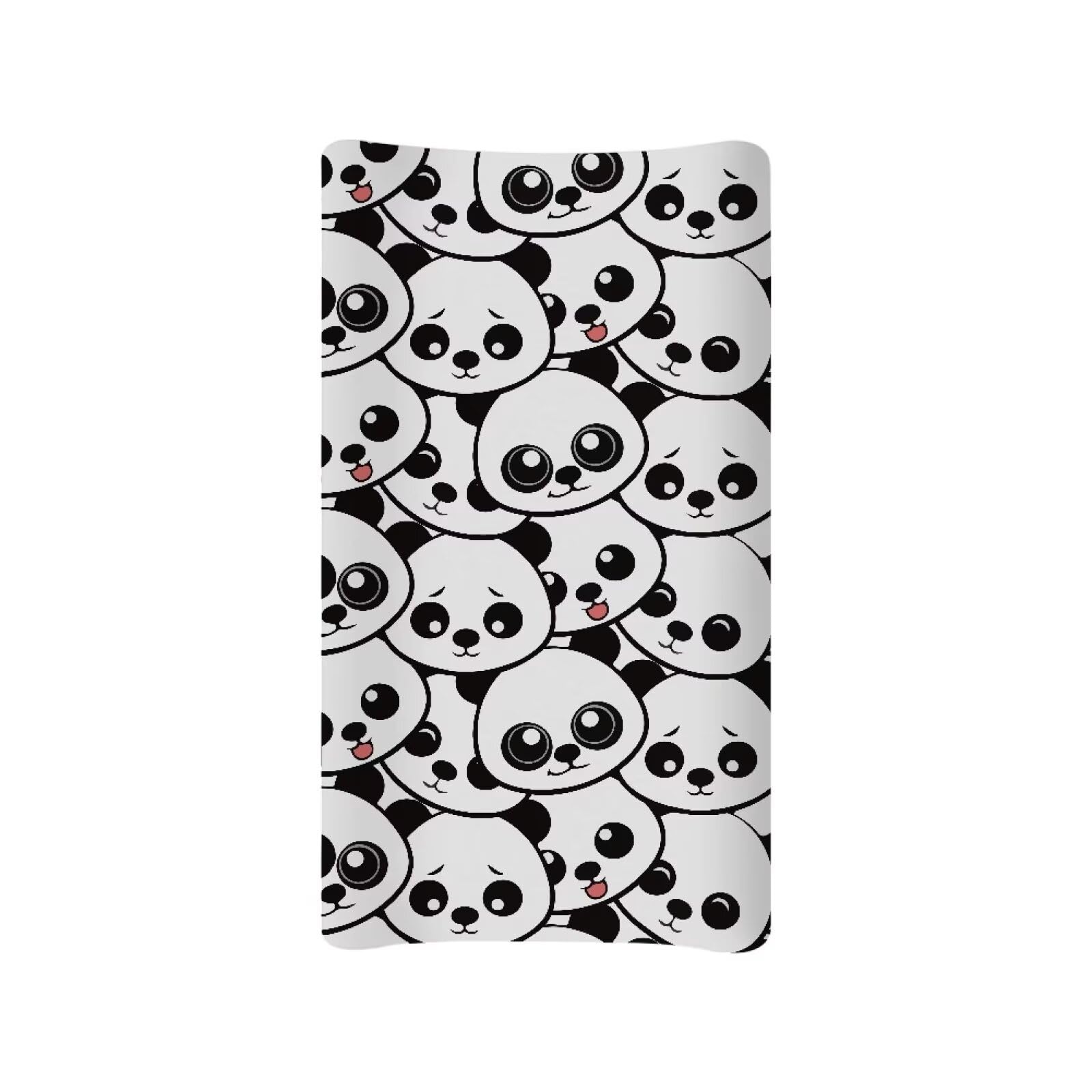 Zanxiantu Panda Changing Pad Cover for Baby Girls Boys Diaper Change Table Sheet Cover Santa Claus Breathable Soft Changing Table Cover Mat Sheet Covers