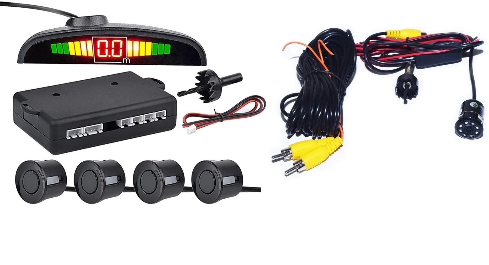 Auto Addict CAR Reverse Parking System Combo Black Parking Sensor with Reverse Parking Camera for Hyundai Venue-image-18