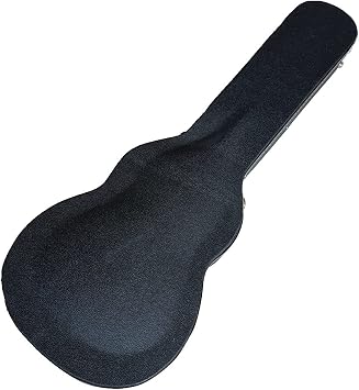 Black 39" Hard Shell Electric Guitar Case Rock Convex for Gibson Epiphone Less Pole Guitar