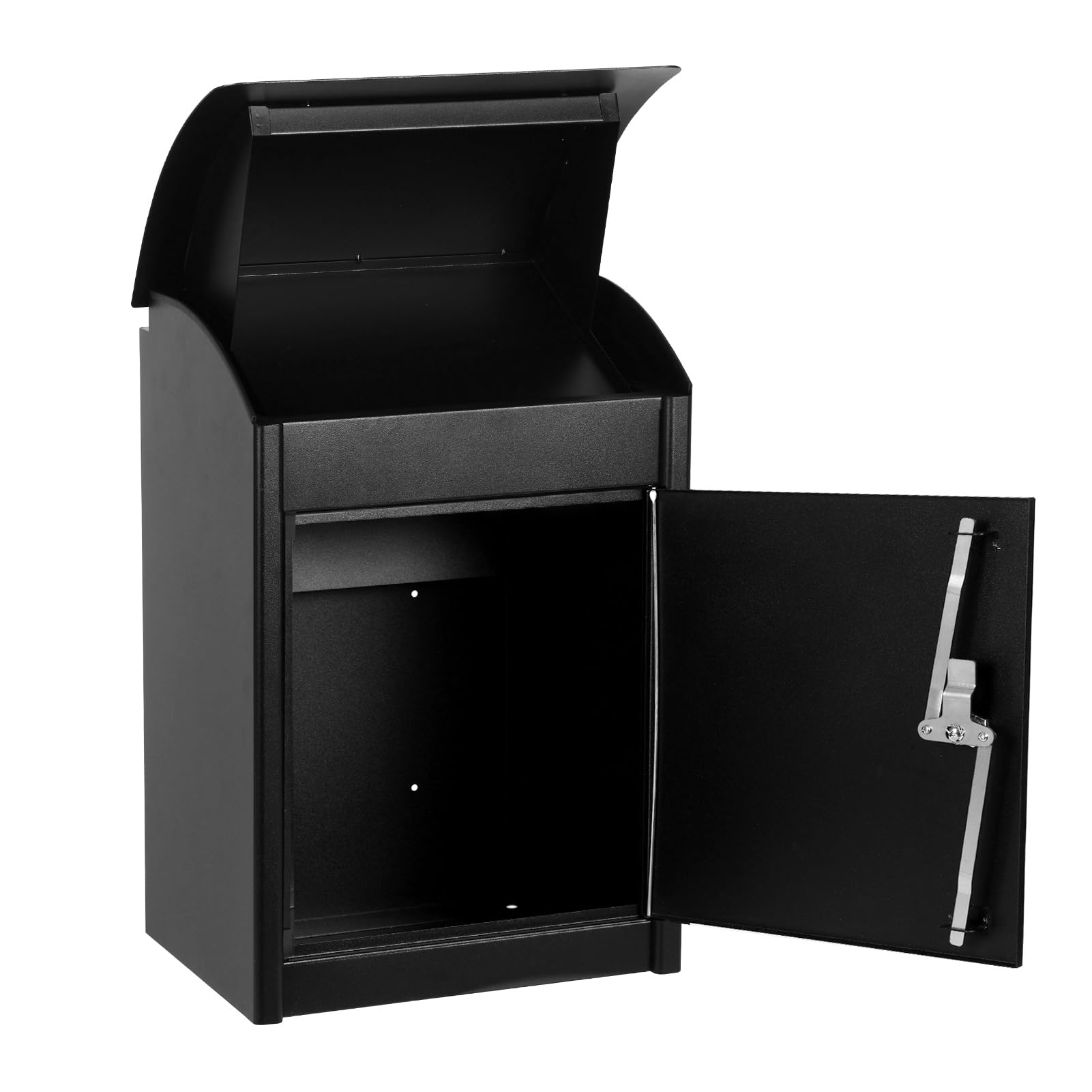 Caja de entrega extra grande con cerradura, resistente al agua, con deflector antirrobo para un almacenamiento seguro de paquetes al aire libre