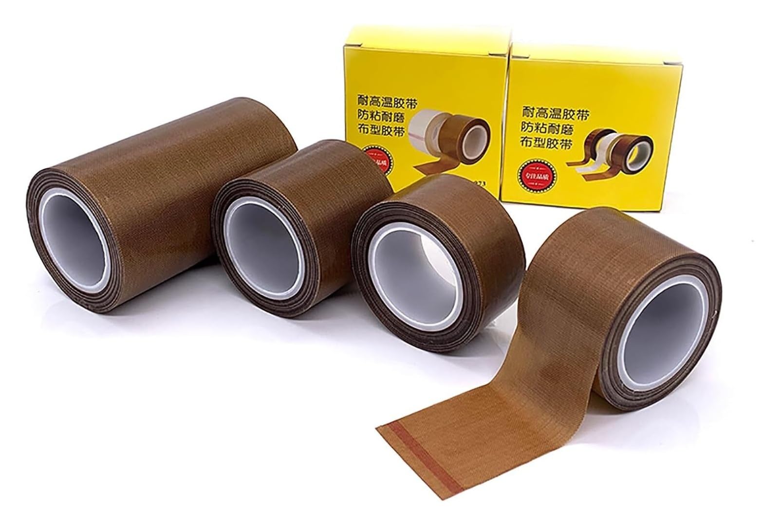 Cinta de teflón, cinta adhesiva de PTFE de 0,18 mm de grosor y 30-50 mm de ancho for máquinas selladoras al vacío e industrias eléctricas, 10 metros de largo, 50 mm(150mm)