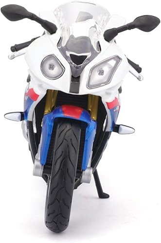 Miniatura 3 de Maisto 1/12 BMW S1000Rr Motocicleta, Blanco/Rojo/Azul Multi