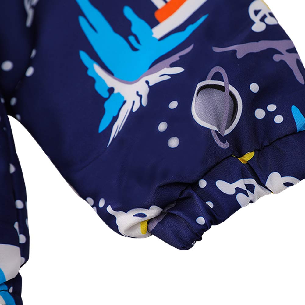 LZH Bambini Impermeabile Ragazzi Giacca con Cappuccio Dinosauro Cappotto + Pantaloni Set