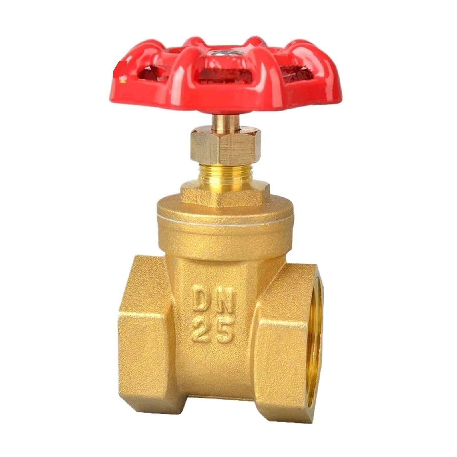 Valvole a saracinesca in ottone Filettatura Femmina 1/8 1/4 3/8 1/2 3/4 1 1-1/4 Valvola Acqua Rubinetto Interruttore Valvole interne (DN50)