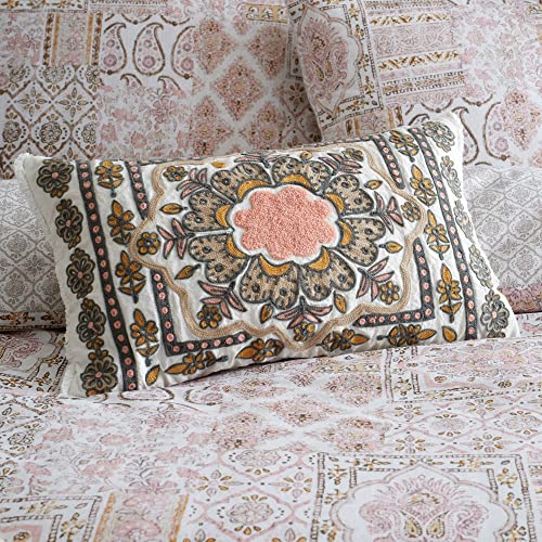 Pineapple Elephant Iniko Coussin Garni en Coton Naturel 30 x 50 cm Cover