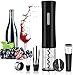 Rovtop 5 en 1 Sacacorchos Eléctrico Abrebotellas eléctrico de Automático de Acero Inoxidable Profesionalpara Vino/Cava Funciona con pilas 4 *AA (No Incluyen) Regalos Para Los Amantes Del Vino