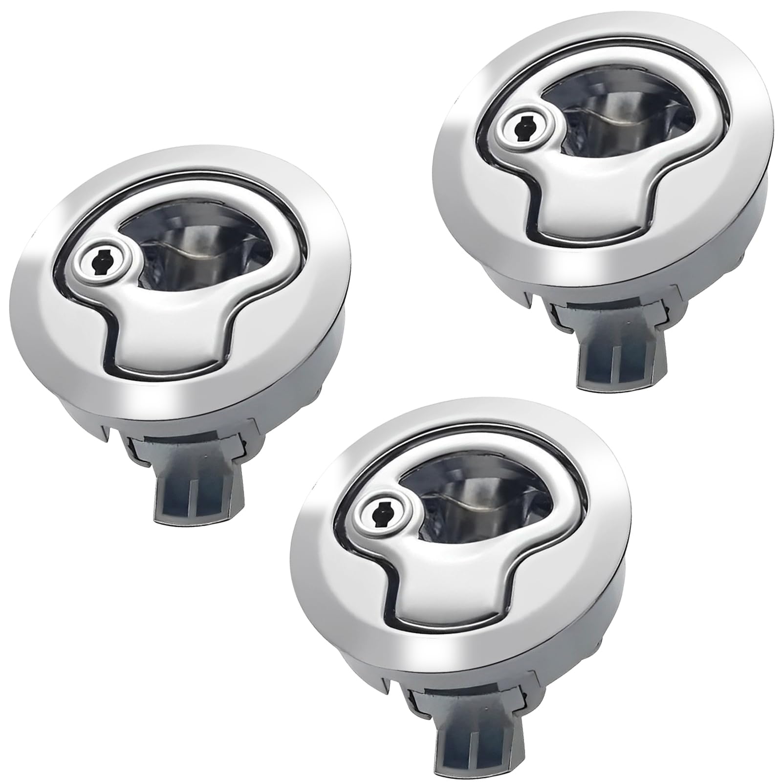 Evan Slam Latch 2 Round Flush Pull Hatch Latch Key | Desertcart Evan Slam Latch 2 Round Flush Pull Hatch Latch Key | Desertcart
