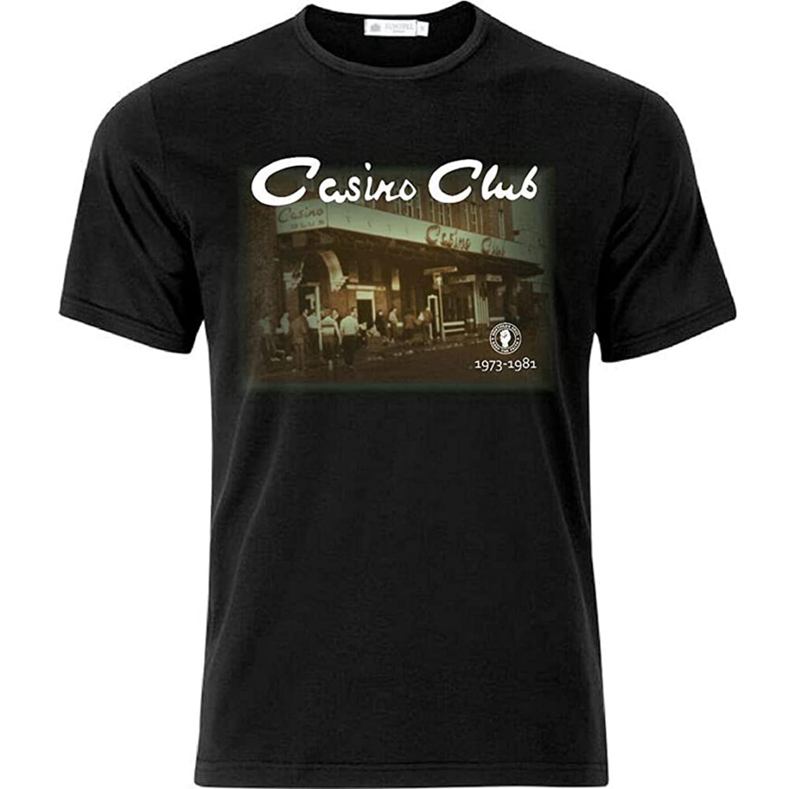 Wigan Casino Northern Soul Keep The Faith Retro Mens T Shirt Black XL