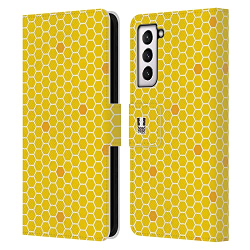 Étui portefeuille cuir compatible Samsung Galaxy S21 FE 5G Head Case Designs