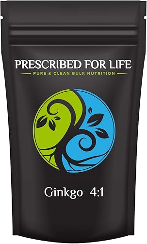 Prescribed For Life Ginkgo - Extracto de polvo fino de hoja natural 4:1 (Ginkgo biloba), 11.0 lbs