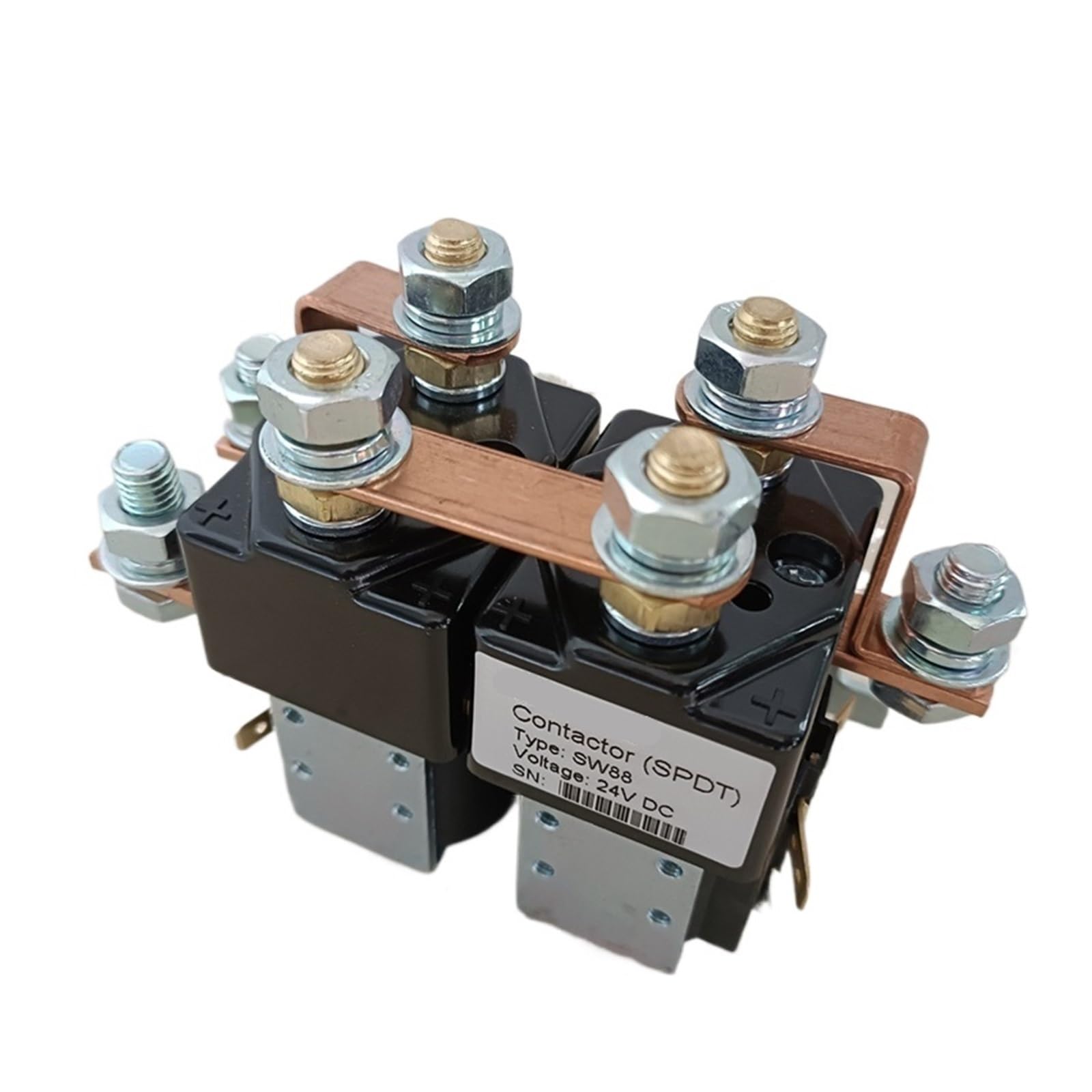 NACODLUL SW88 24V 36V 48V 72V 80V DC Contactor Solenoid Relay(SW88 24V)