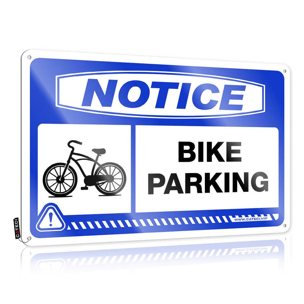 Fzfn Colour Funny Vintage Signs Sports Vintage Wall Decor | Notice Bike Parking Sarcastic Soft Bath For Mancave Home Decoration(30X40cm)
