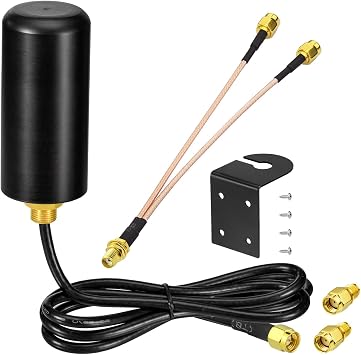 Bingfu Upgraded 4G LTE Cellular SMA Antenna 8dBi for Trail Camera Router