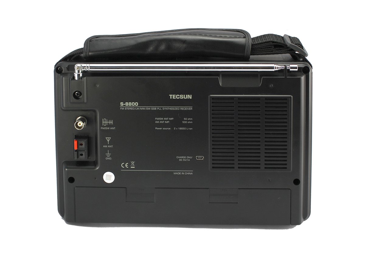 Tecsun S8800-GM DSP World band receiver with SSB & Gun Metal knobs