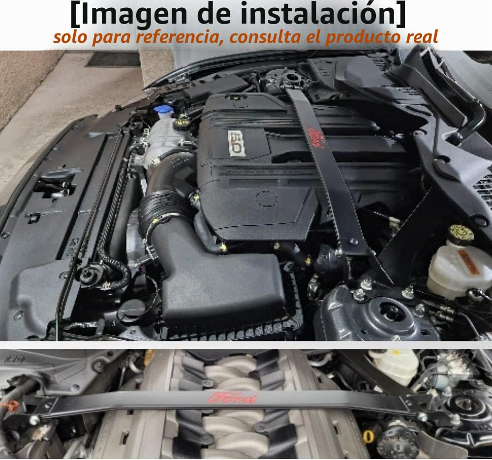 JINGLING para Mustang MK6 2.3L I4 5.0L V8 Barra de puntal superior delantera Soporte de puntal superior Soporte de torre STB Barra Estabilizadora 1 pieza