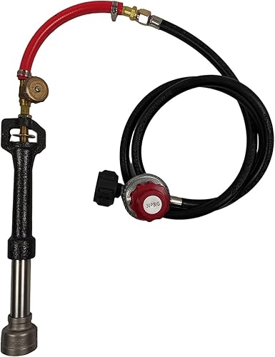 Quemador de forja de propano con regulador, fabricación de cuchillos quemador de forja de gas para herrería horno de fundición de metal