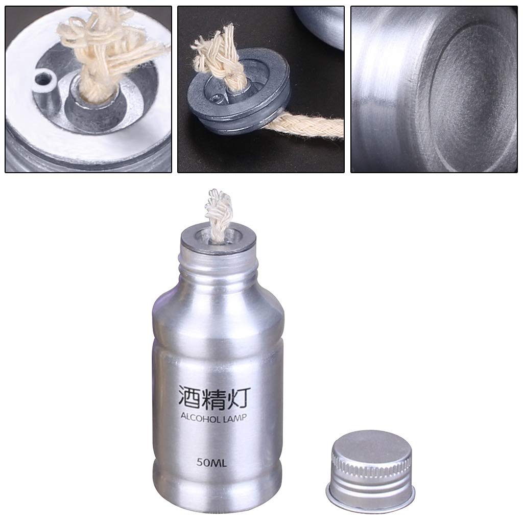 VERBENA Mini attrezzatura portatile del laboratorio di chimica della lampada del bruciatore alcool della lega di alluminio 50ml