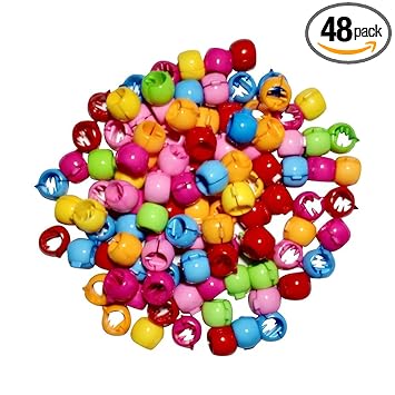 Drishti Plastic Hair Claw Clip/ Beats for Girls & Women Small Size Multicolor 48 Pieces