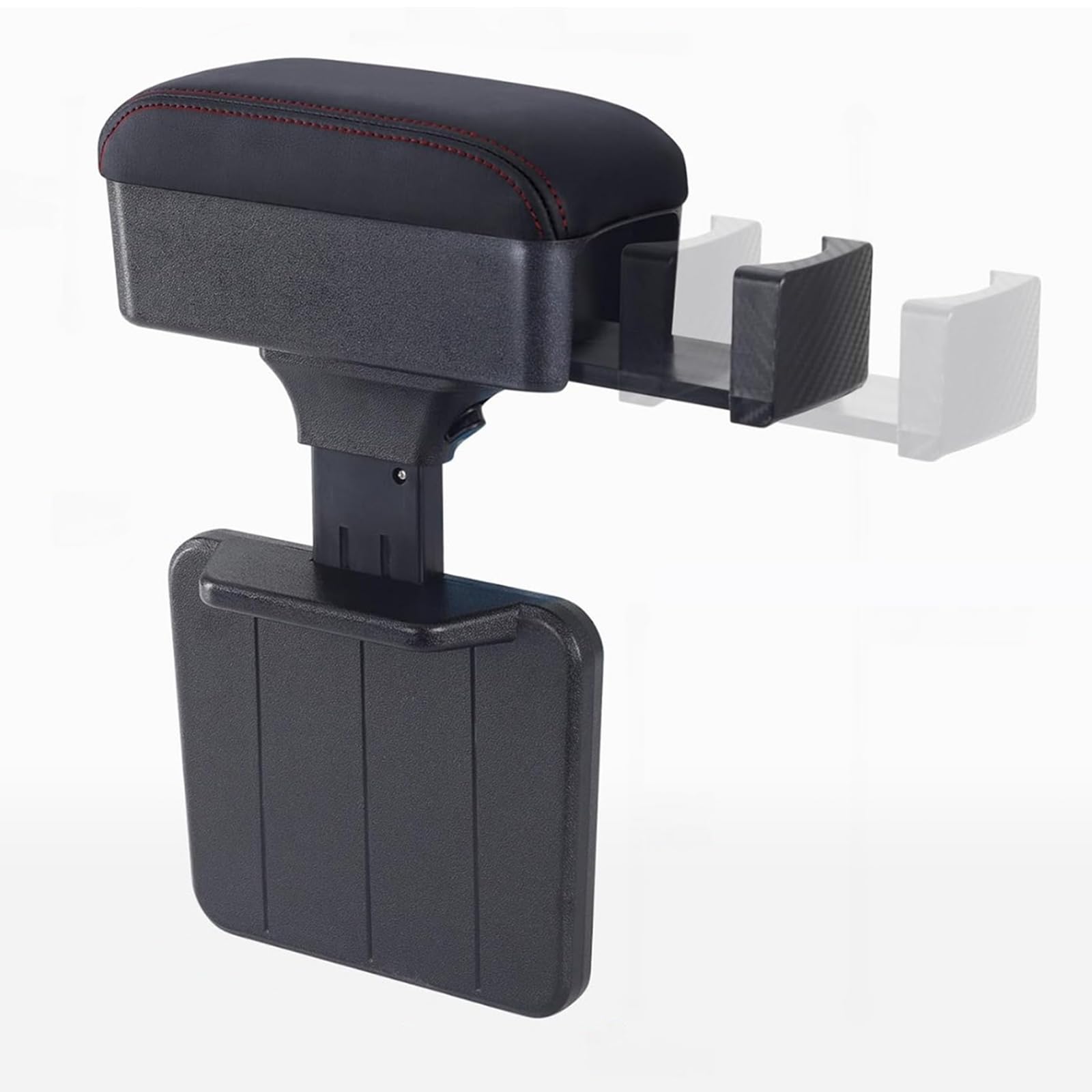Caja de Almacenamiento para Reposabrazos de Coche con Portavasos