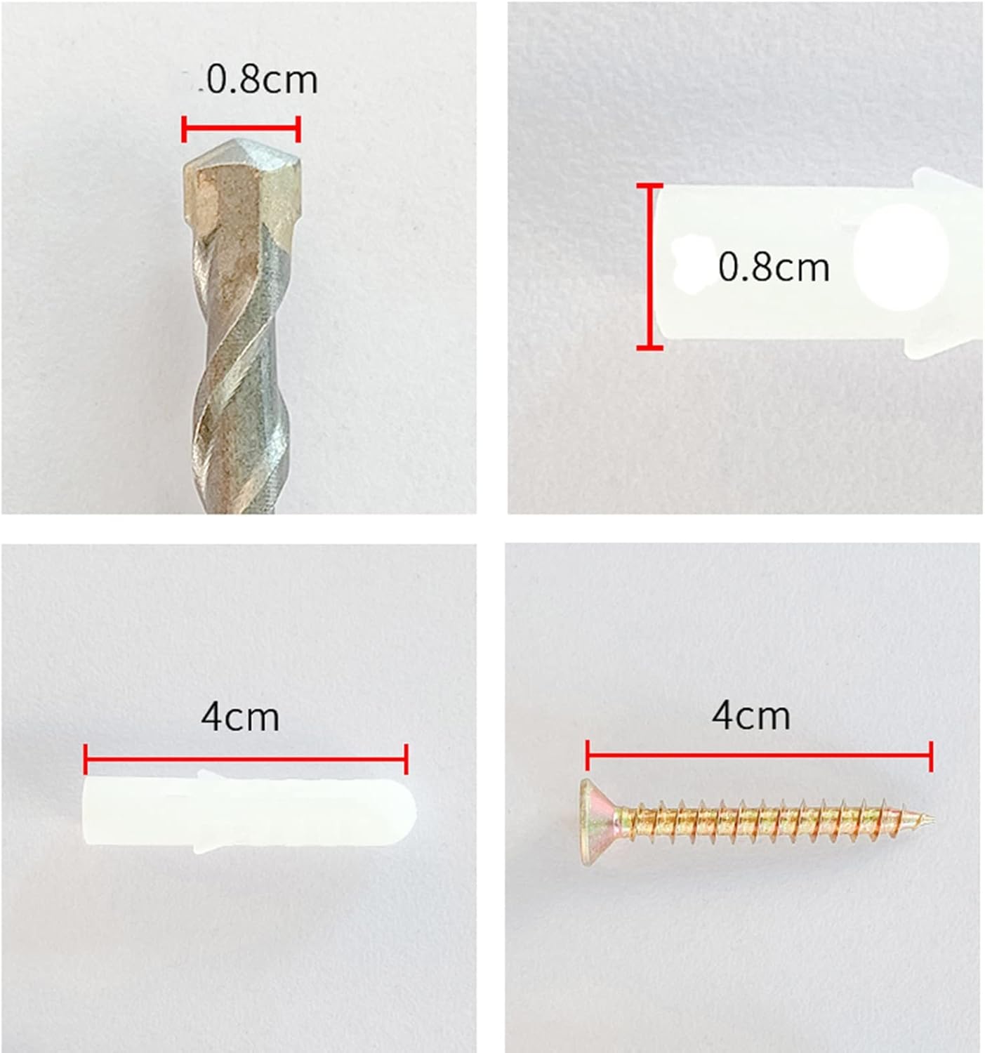 ホワイトフローティングシェルフ - 壁掛け式衣類ディスプレイラック＆棚付きコートラック - 家庭用・小売店用高耐久業務用衣類ラック（