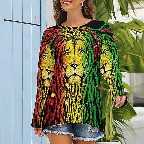 AMRANDOM Womens Fall Fashion 2023 Long Sleeve Shirts for Women Sweaters Trendy Clothes Ladies Tunic4