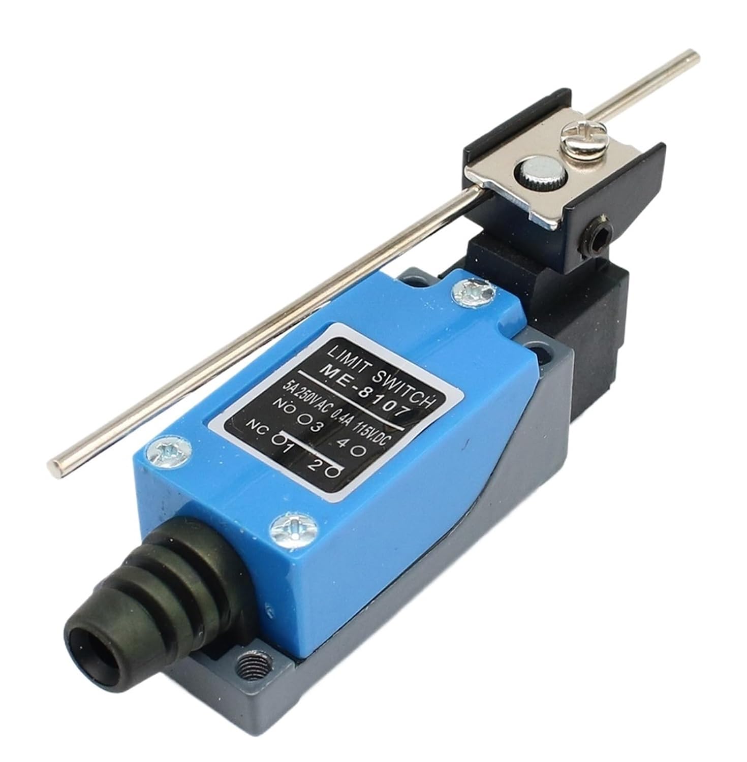 ME-8107 250VAC 5A 115VDC 0.4A Rotary Lever 1NO+1NC Momentary Limit Switch Momentary