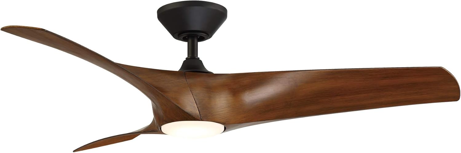 Special Zephyr Indoor and Outdoor 3-Blade Smart Ceiling Fan 52in Matte Black Distressed Koa with 3000K LED Light Kit and Remote Control Cheap Zephyr Indoor and Outdoor 3-Blade Smart Ceiling Fan 52in Matte Black Distressed Koa with 3000K LED Light Kit and Remote Control