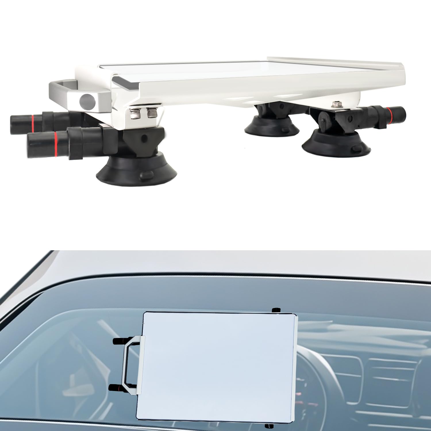 Metal Resistente Bomba Ventosa Compatible con Starlink Mini - Resistente de 3 '' Ventosa para Coche/Autocaravana/Barco -Seguro, Resistente a La Intemperie, Resistente Las Vibraciones Soporte