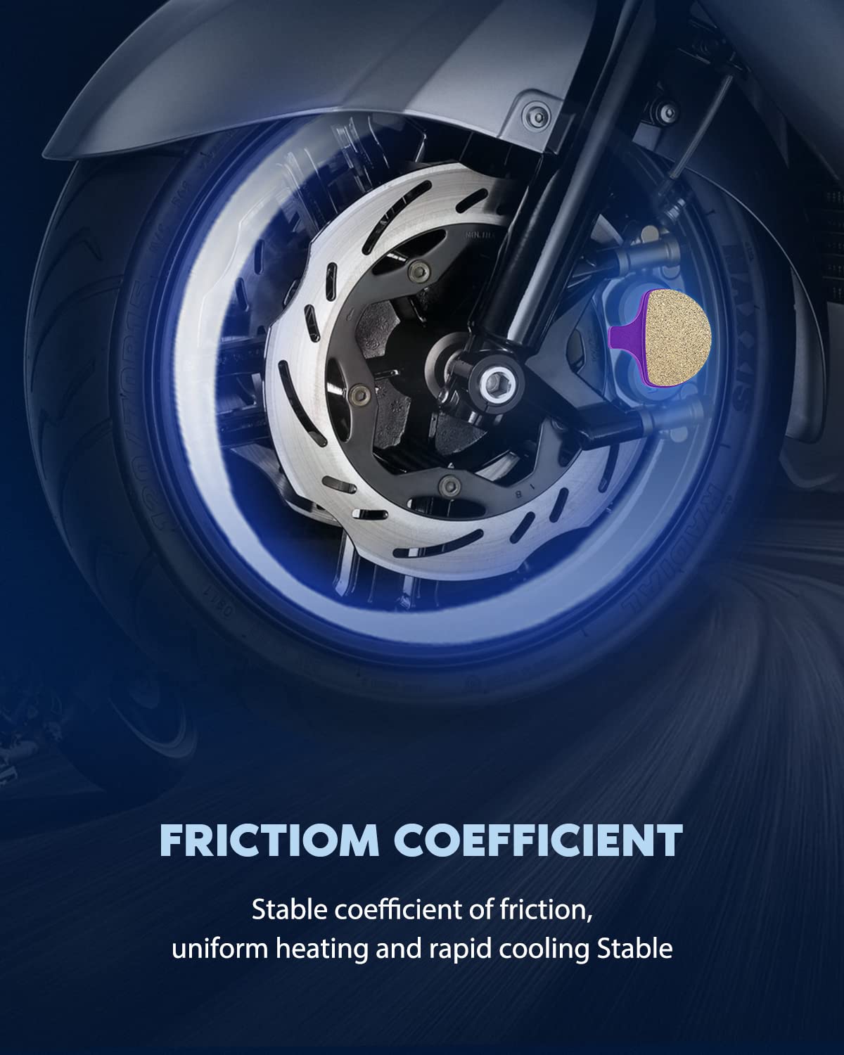 Amazon | ECCPP FA94 ブレーキパッド フロントカーボンファイバー 交換