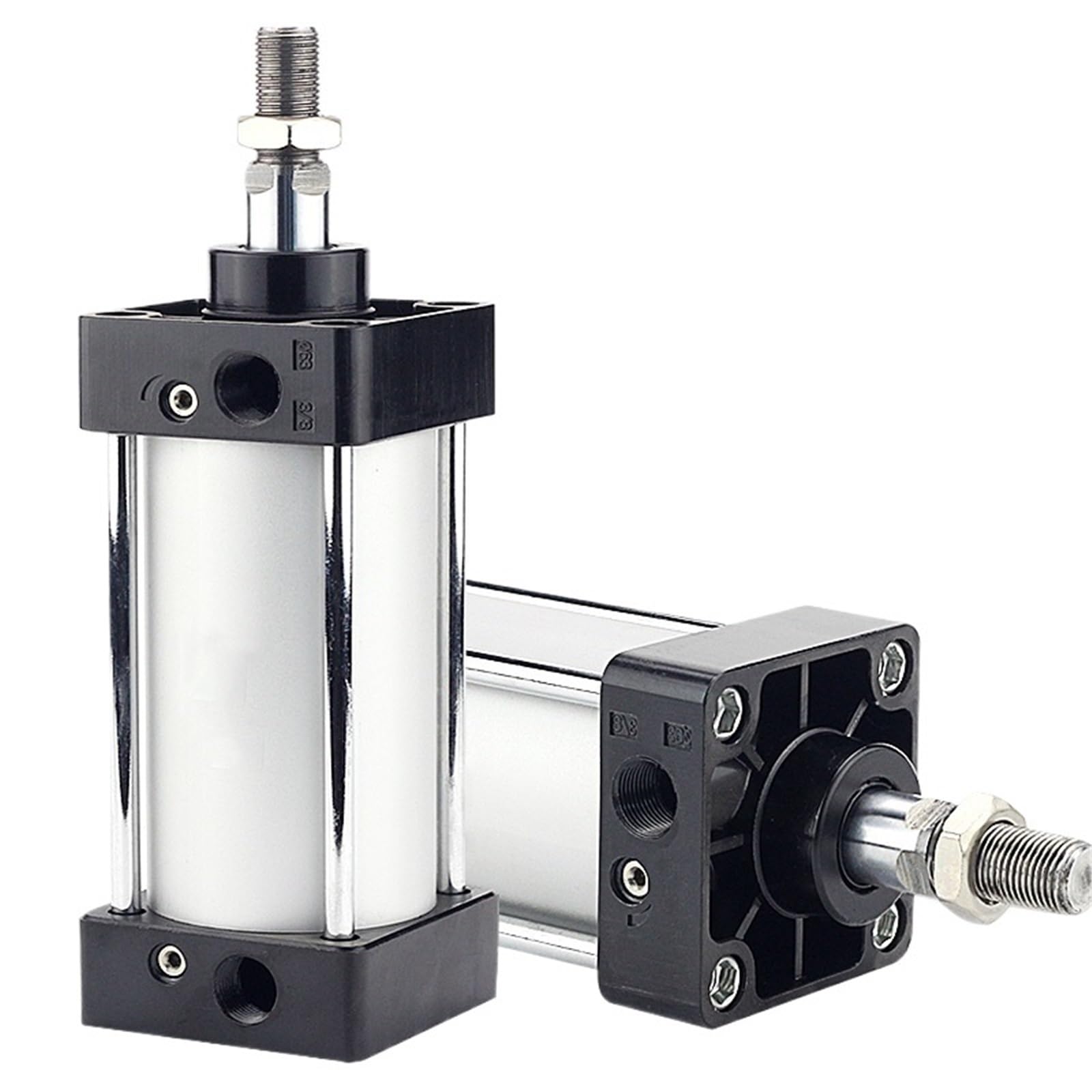 1 pièce SC 32 40 50 63 alésage vérin pneumatique Piston 75 100 150 200 300 mm Course vérins à Double Effet(Stroke 200mm,SC32 (Bore 32mm))