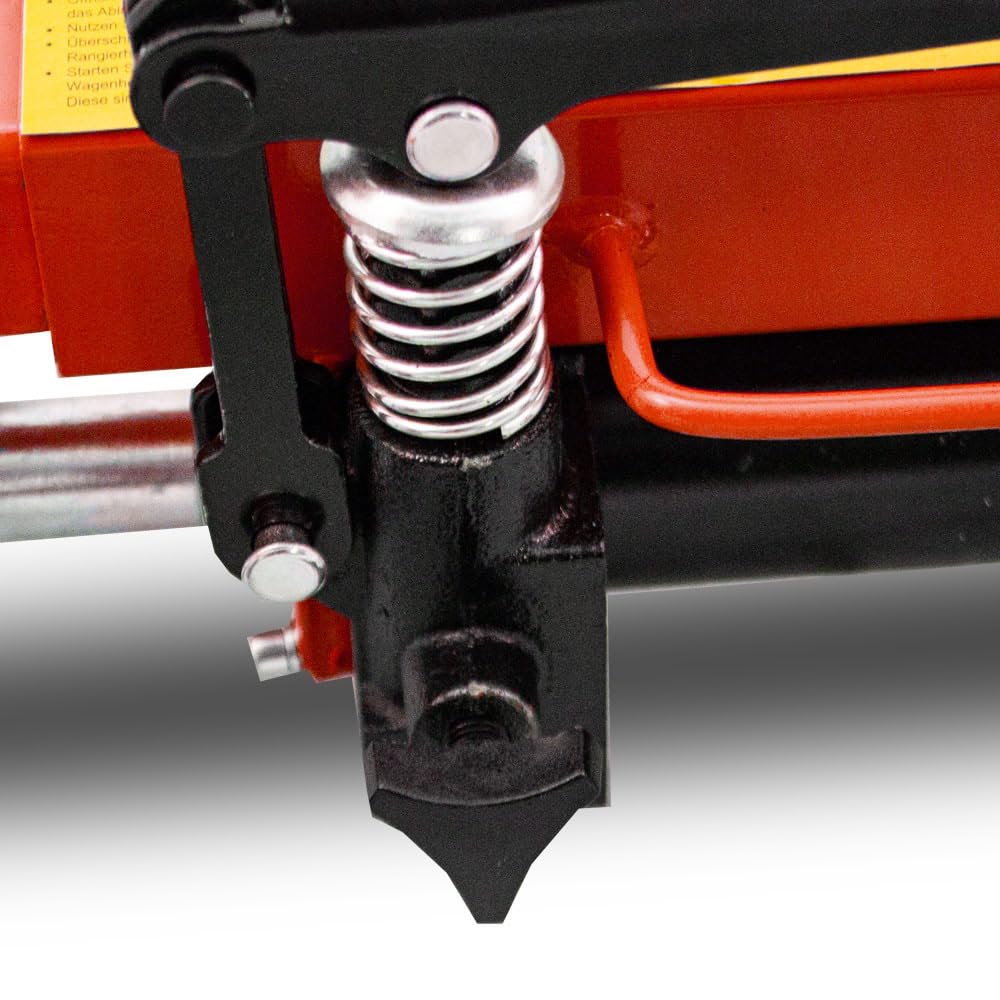 BITUXX 4 Stück PKW Rangierhilfe Rangierheber hydraulisch Wagenheber Auto Rangierroller Rangierheber belastbar bis 680 kg pro Rangierroller (Rot)