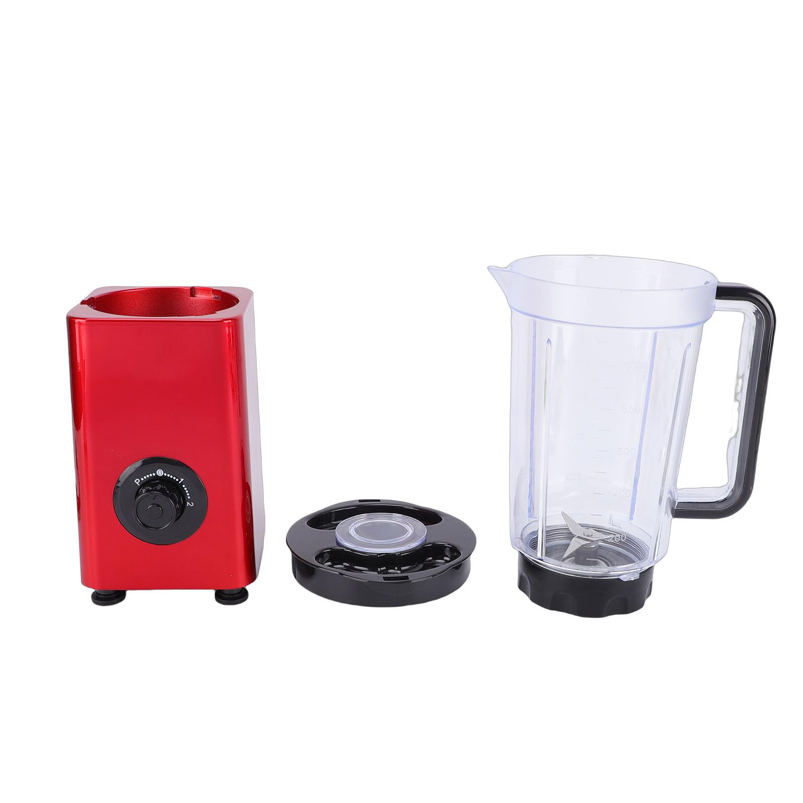 Blender Elektryczny 2 W 1, 300 W, 1000 Ml, 2 Prędkości, Regulowane Ustawienia, Wielofunkcyjna Wyciskarka Nablatowa do Przygotowywania Koktajli, Kruszenie Lodu, Mleko owsiane. (wtyczka UE)