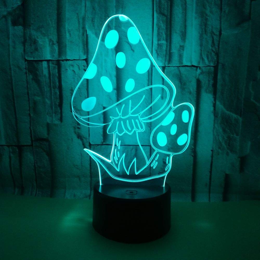 Amazon.co.jp : マジックマッシュルーム 3D LED テーブルランプ