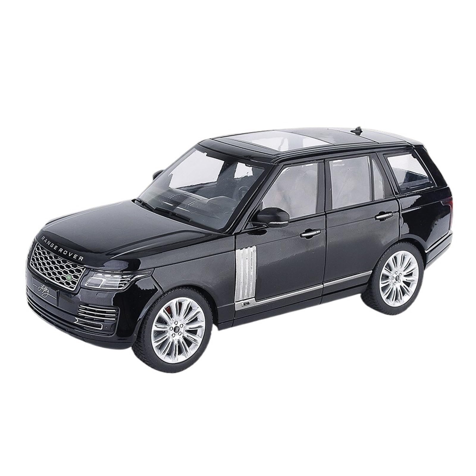 UPXBPHEM(小さな店)ミニカースケールモデルカー1/18スケール車モデルランドローバーレンジローバー50thシミュレーションレプリカカーギフトコレクションミニチュアモデルカー組立済みダイキャストモデルColor:Black, darong001