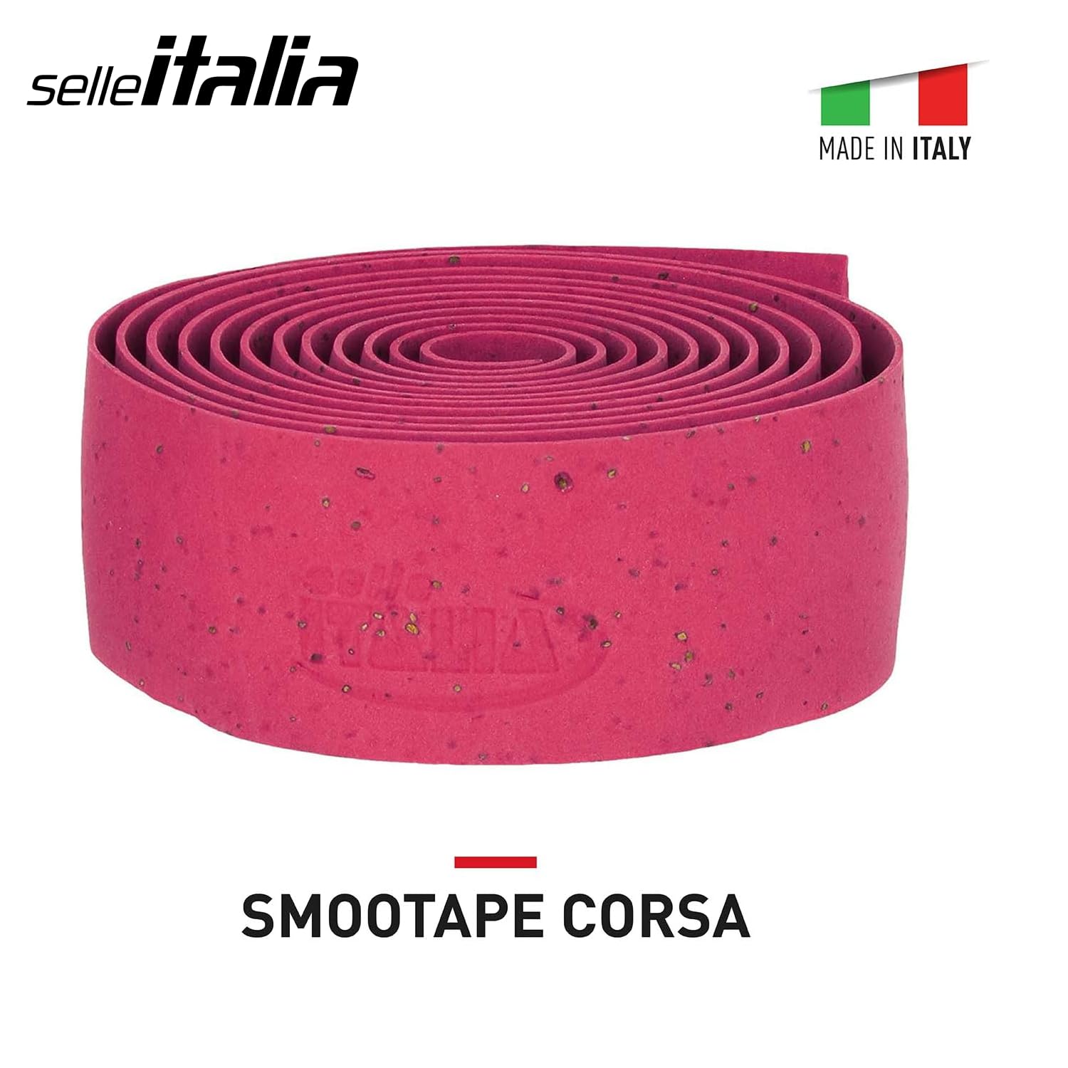 Selle Italia SMOOTAPE Corsa – Rennrad-Lenkerband aus EVA & Kork – 2er-Pack – Fahrradzubehör – Rosa Giro d’Italia Edition