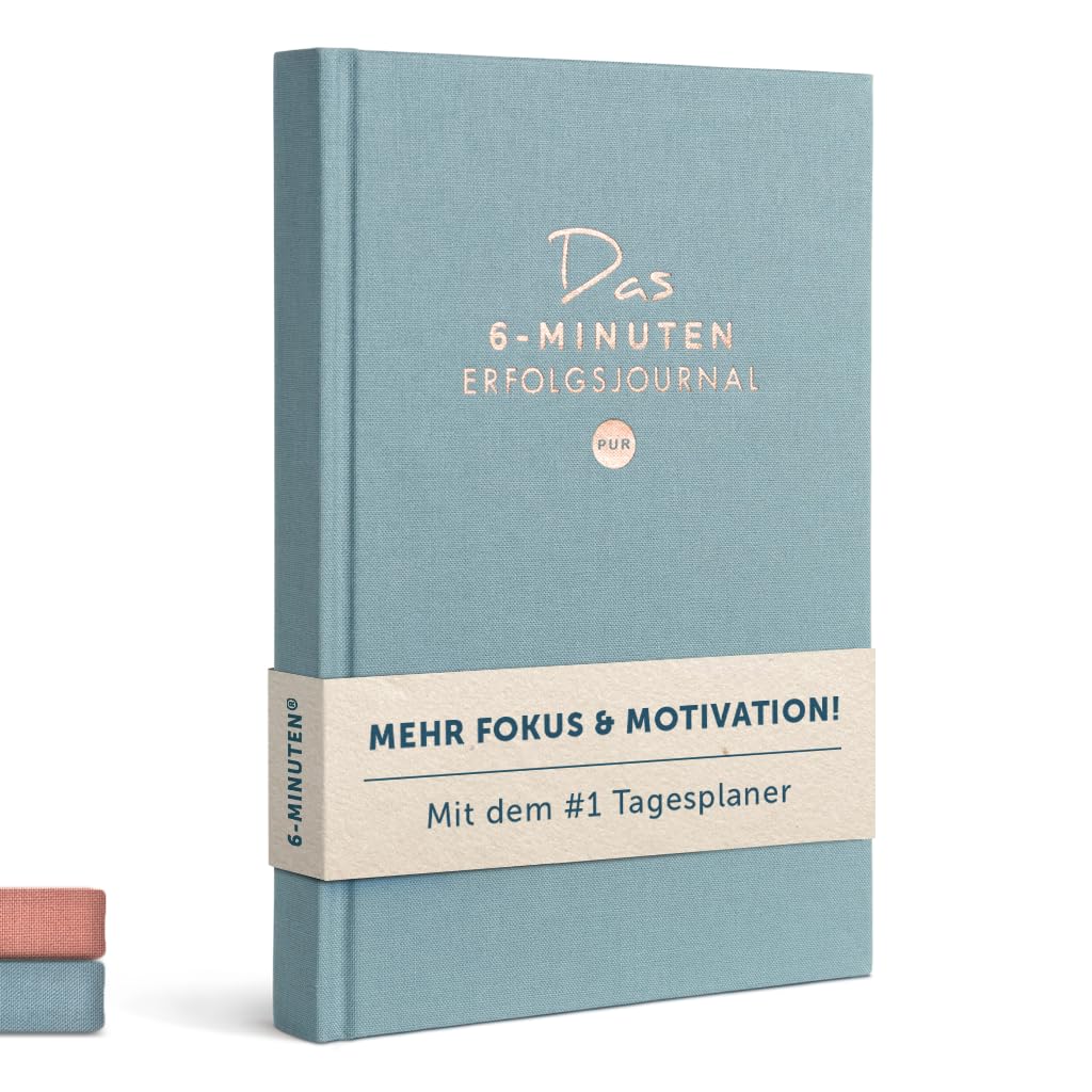 Unterschied 6 Minuten Tagebuch Und Pur Das 6 Minuten Tagebuch Erfolgsjournal PUR - #1 Tagesplaner 2025/2024