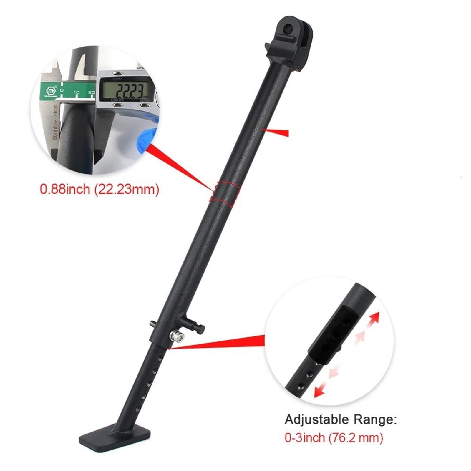 Rivestimenti Laterali Lato del Cavalletto Regolabile Moto per Y&amaha WR250F WR450F YZ125X YZ250X YZ250FX YZ450F