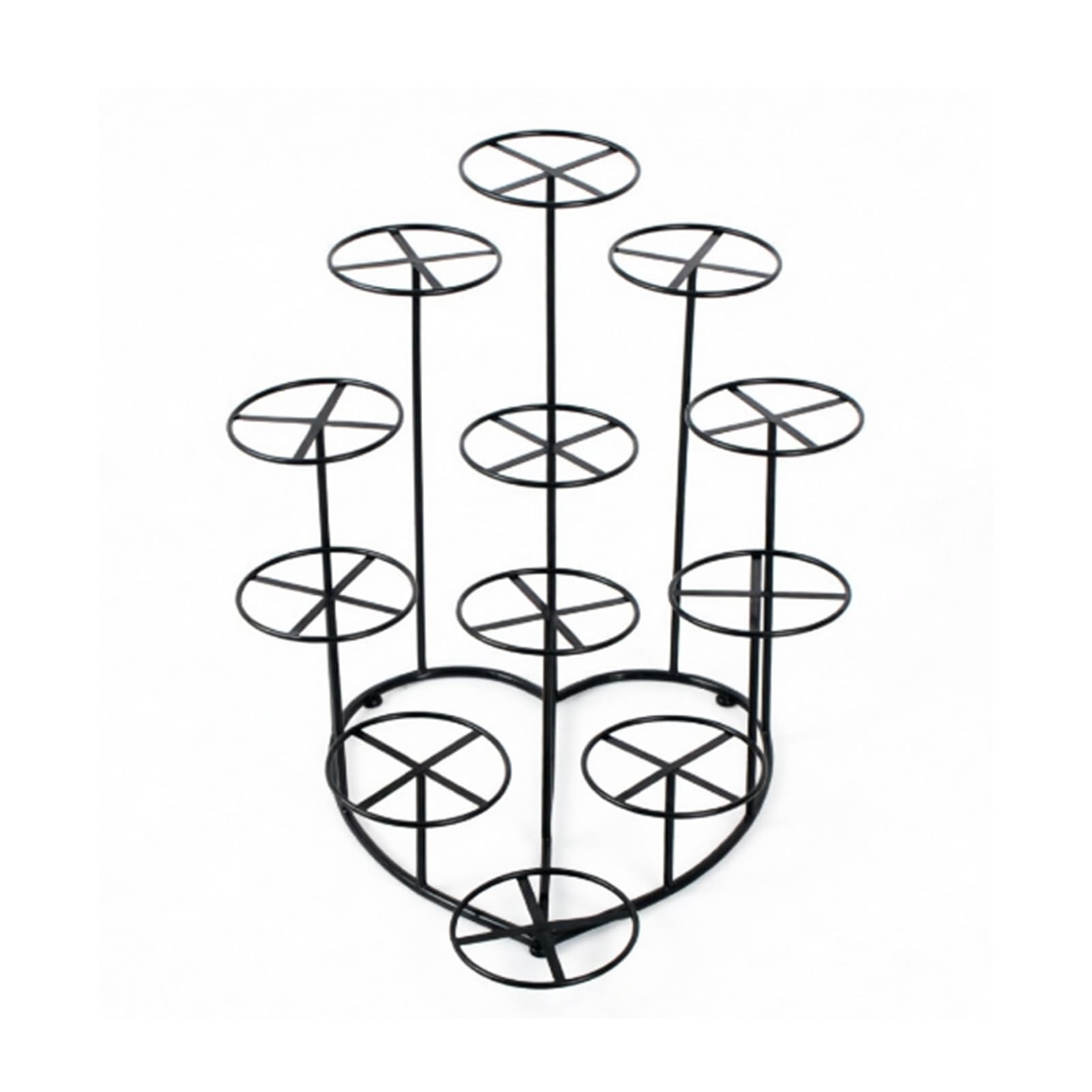 Generico Alzate For Torte A 6/8/12 Livelli, Espositore For Dessert Grande In Ferro, Vassoio For Dessert E Pasticceria, For Decorazioni For Feste E Matrimoni(Black,12-Tier)