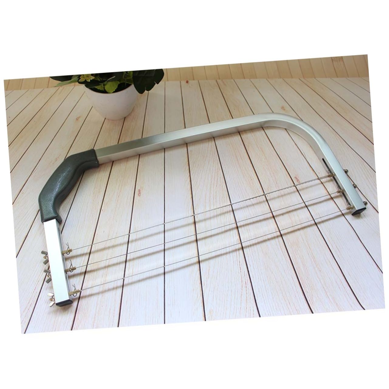 Cortador Pasteles 3 Cuchillas Ajustable 14 Pulgadas en Aleación Aluminio | Cortador de Bizcocho, Rebanador de Capas 3 Cuchillas, para Repostería Casera y Principiantes