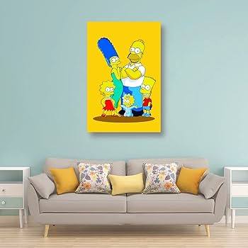 Amazon.co.jp: The Simpsons シンプソンズアニメポスター アート