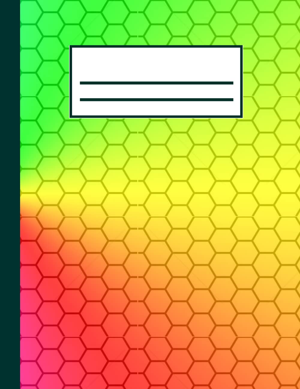 Organic Chemistry Laboratory Notebook: Hexagonal and Lined Paper Notebook: 1/4 Inch Hexagons and Wide Ruled :8.5" x 11" Inches: A notebook for ... hexagonal graph and wide ruled lined paper