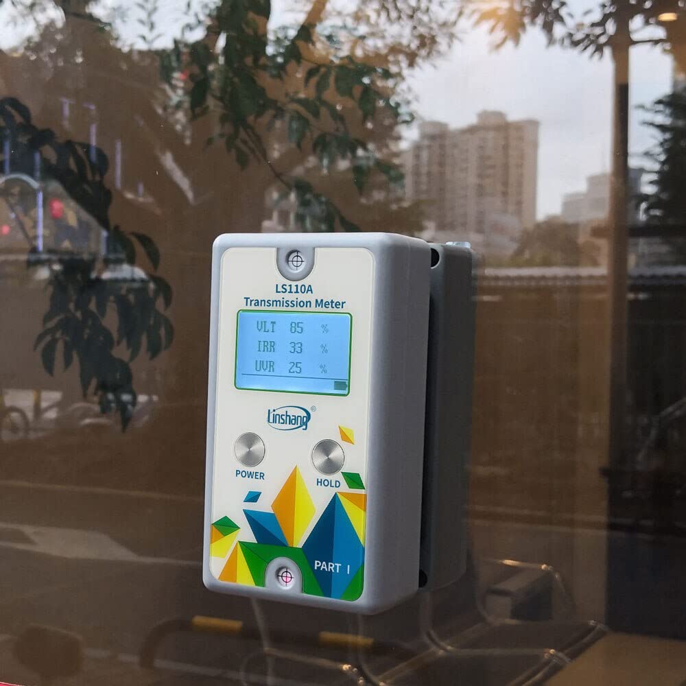 2 Part LS110 Split Transmission Meter for Automotive Window Film Windshield VL Transmittance Measurement (LS110A)