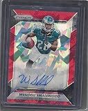 Wendell Smallwood 2016 Panini Prizm Crystals Prizms Rookie Auto Rc #d 6/75 - Football Slabbed Autographed Rookie Cards